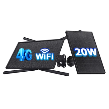 SECTEC 4G SIM Card Solar Router 20W 20100mAh Battery with Sim Card Slot Outdoor for Trail Camera Security Cam IP66 Waterproof 1