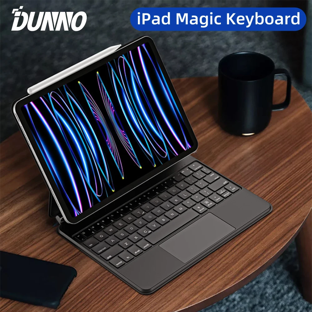 Magic Keyboard Case Capa para Ipad Pro 11 12 12.9 Air Air Ipad 10th Generation Pro 12 6th 5th 4th 3rd Gen Mini 6