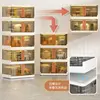 Modern Plastic Kitchen Cabinets Floor-to-ceiling Flip Storage Cabinet Home Multi-function Pot Cabinets Bedroom Storage Furniture 1