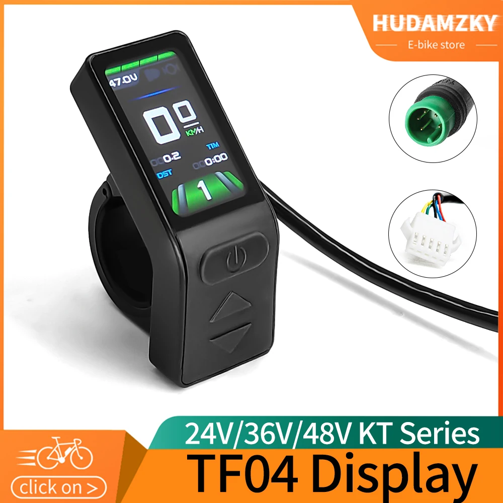 Écran TFT Mini KT TF04 pour Vélo Électrique - 24V/36V/48V, Connecteur SM/Étanche, Kit de Conversion pour Vélo Électrique, Fonction Boost et Design Économiseur d’Espace 1 Écran TFT Mini KT TF04 pour Vélo Électrique - 24V/36V/48V, Connecteur SM/Étanche, Kit de Conversion pour Vélo Électrique, Fonction Boost et Design Économiseur d’Espace 1