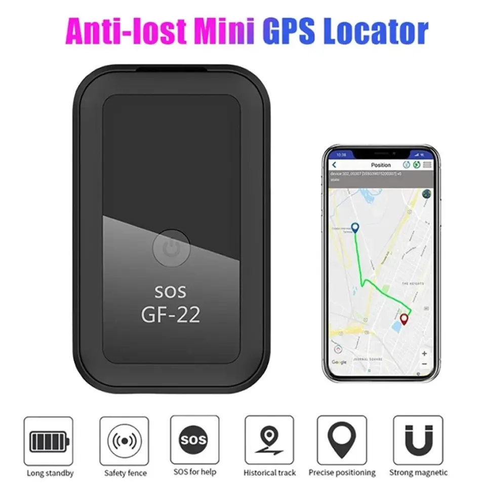 Mini GF22 Gps Auto Tracker Real Time Tracking Anti Diefstal Anti