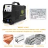HZXVOGEN 4 in 1 HF TIG AC/DC Aluminum Welding Machine MMA ARC Argon Precise Digital Pulse 2T/4T TIG Welder Stainless HVT250P 5