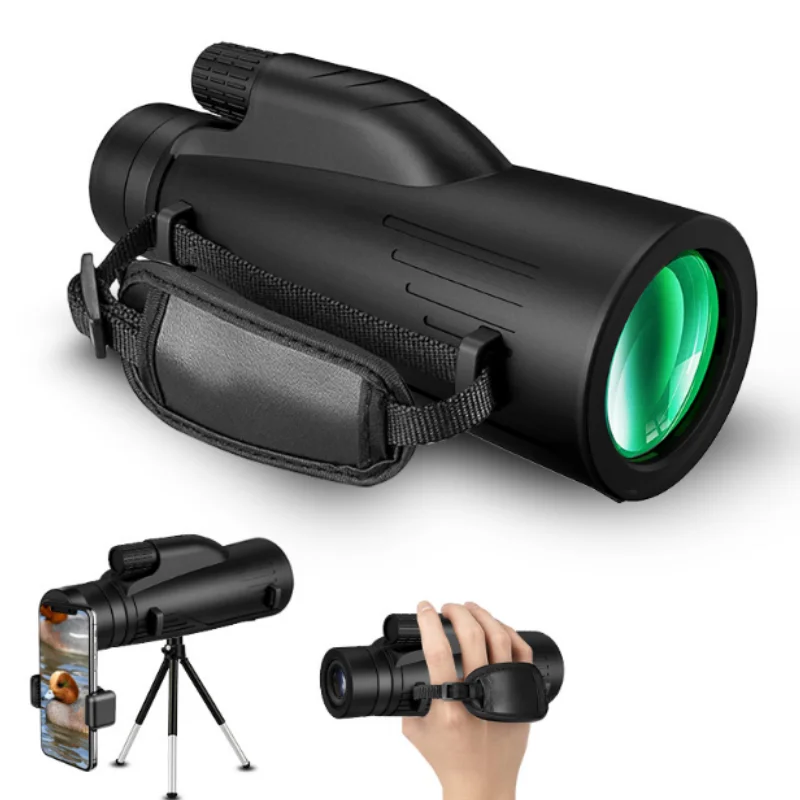 

12x50 Powerful Monocular Night Vision 5000M Monocular Long-distance Portable Telescope High Magnification Professional Version