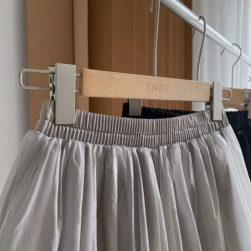 2026 New Summer Women's High Waist 3D Bubble Skort Chiffon A-line Wide Leg Puffy Shorts Casual Versatile Loose Fit Skirt Pants