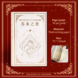 Creative Mini Book of Answers Portable Pocket Notebook - Office Supplies & Student Stationery Gift (A3)