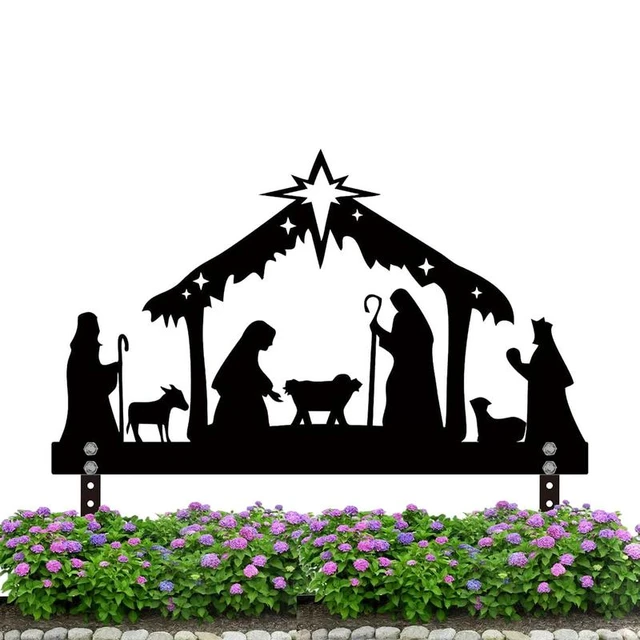 Outdoor Christmas Nativity Decorations Sale | Nativity Scene ...
