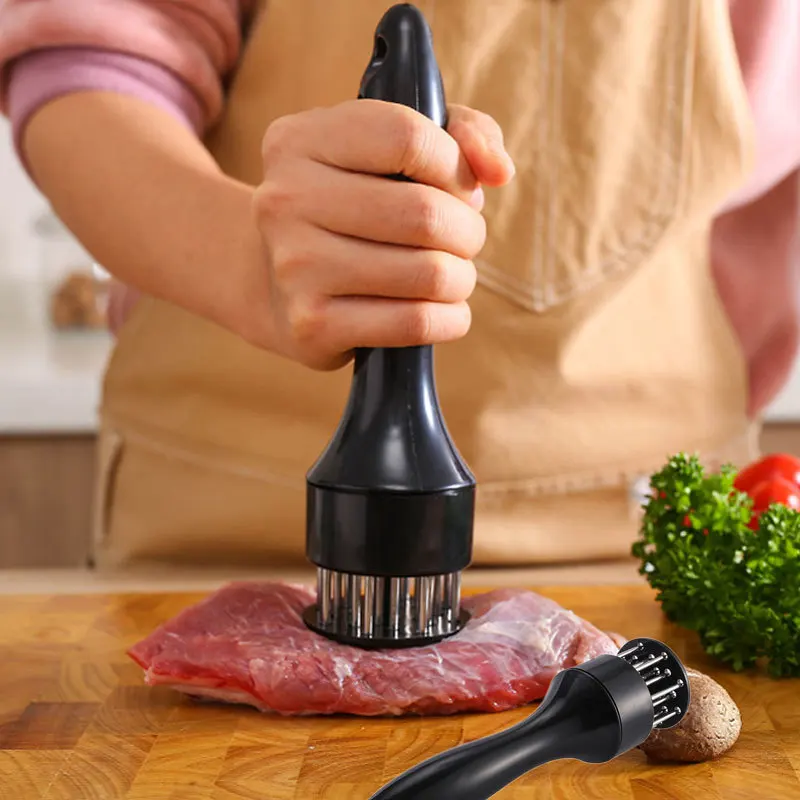 Kitchen Meat Tenderizer Needle Stainless Steel Steak Tenderizer Needle Rib Breaker for BBQ Cooking Meat Tool