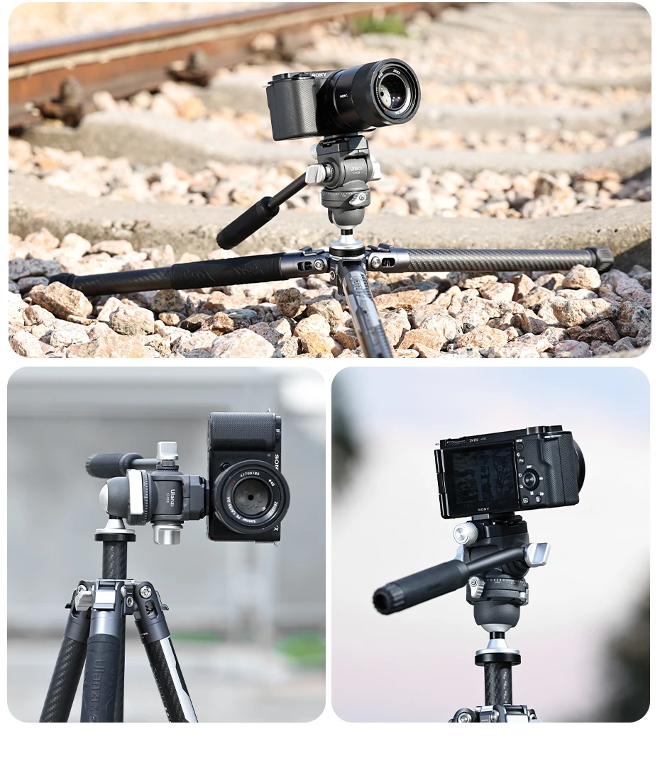 EH09 Inverted Ball Head for Tripod Arca-Swiss Compatible Support Vertical&Horizo
