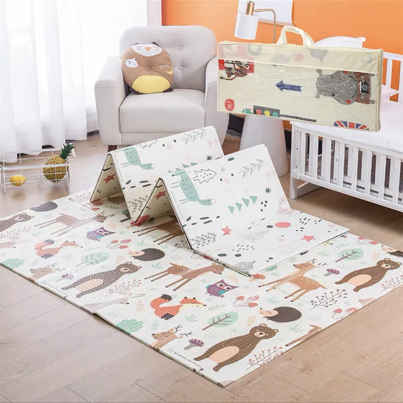 Коврик детский игровой складной 200 х 180 см | Игрушки и хобби