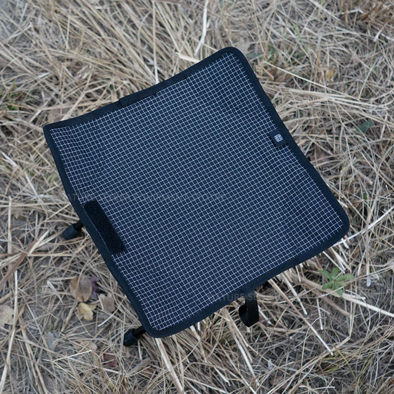 Tabouret pliant UHMWPE léger avec repose-pieds - Équipement de pêche et camping portable