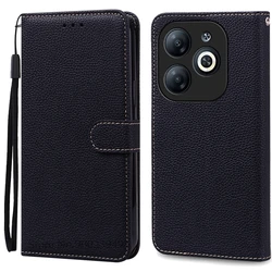Premium Wallet Leather Flip Cover - Elegant Protection for Smart 8Pro-8Plus (Black)