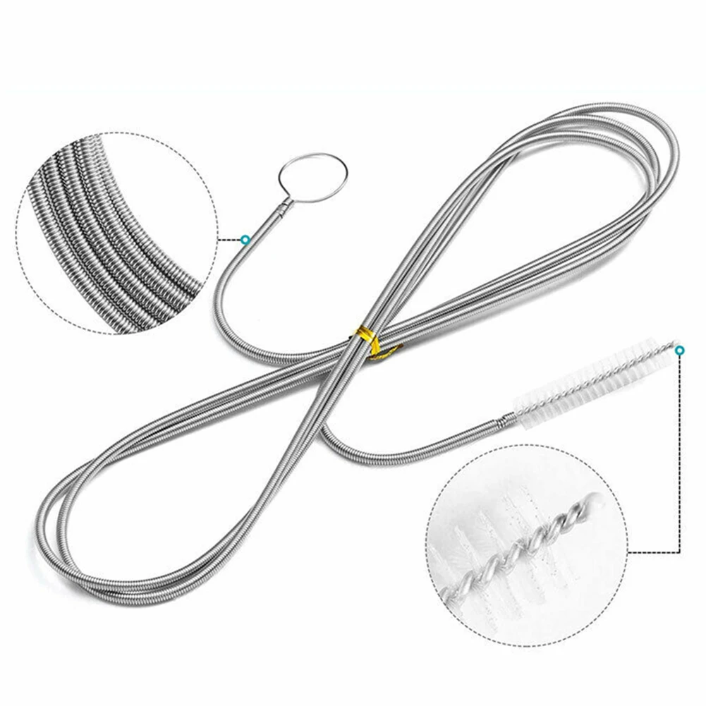 

Universal Cleaning Brush Flexible Car Drain Dredge Sunroof Cleaning Scrub Brush Tool 150CM Flexible Cleaning Accessories
