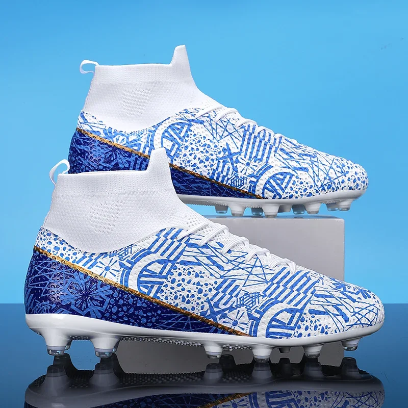 Men FG/TF Football Boots Futsal Professional Unisex Soccer Shoes High Quality Grass Training Sport Non Slip Outdoor Male_voghion.com