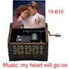 Titanic Movie Black Wooden Music Box, 18 Notes My Heart Will Go On Love Musical, Romantic Wife Girlfriend Birthday Gift Souvenir 6