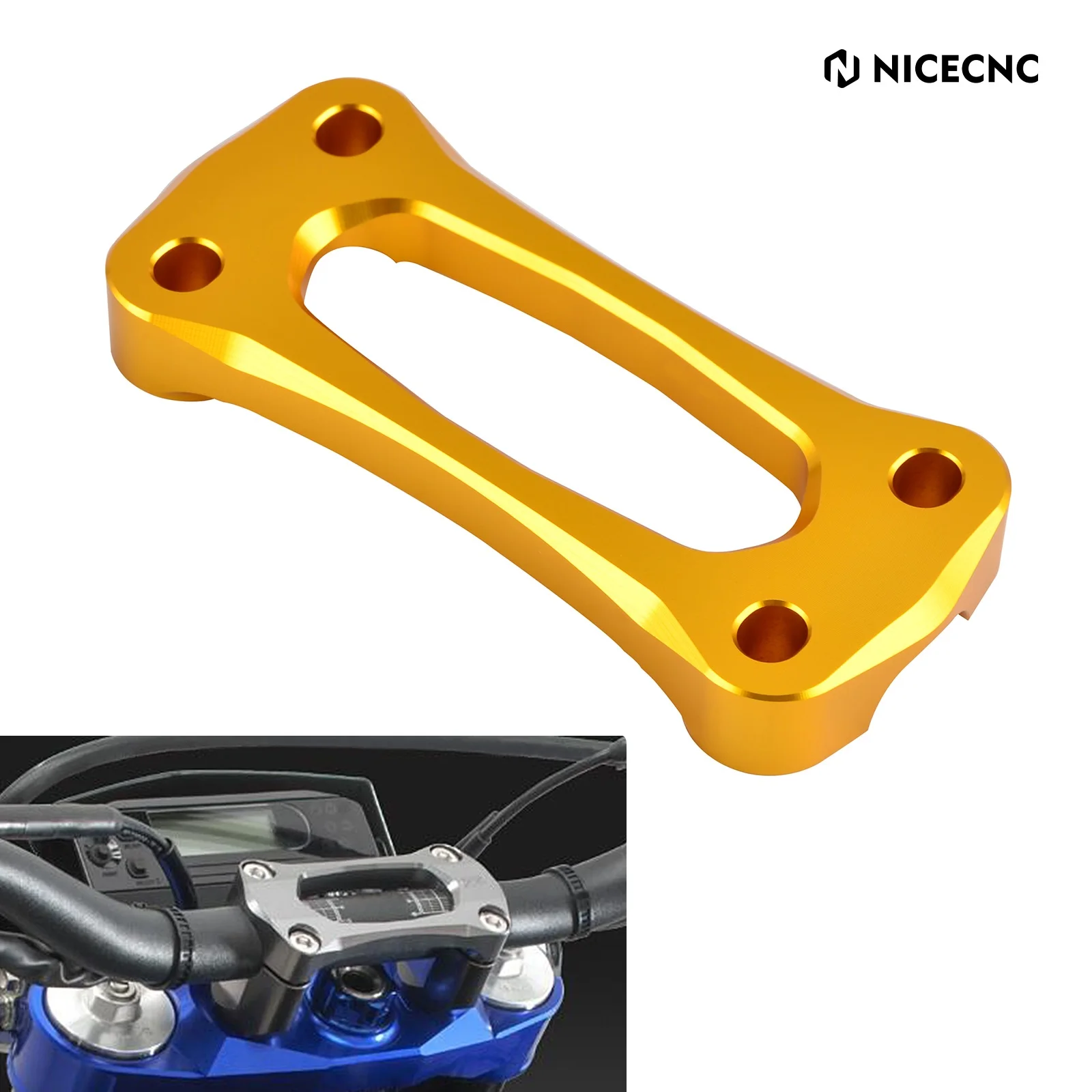 

For Suzuki TS 125 200 R SX DR DF 125 200 All Years Motocross 22MM Handlebar Stabilizer Mount Riser Clamp For Yamaha WR 250 R X