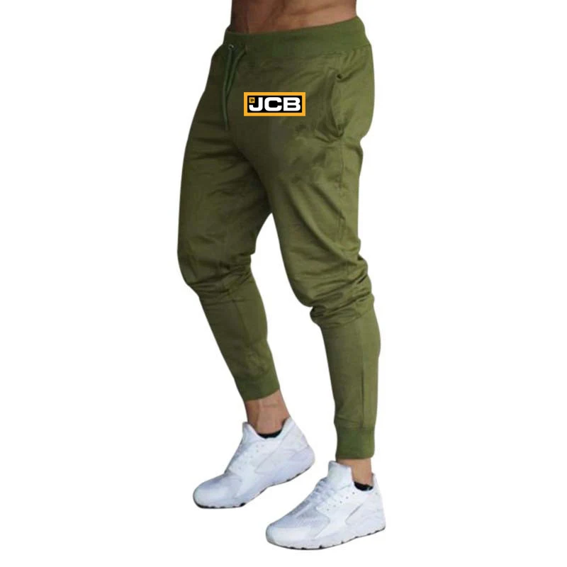 2022 New Excavator JCB Cotton Street Printing Fashion Men's Pants Casual Sports Pants Jogging Pants Solid Color Gym Sportswear casual pants Casual Pants
