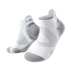Enhanced Breathable Ankle Performance Socks for Men (White gray)
