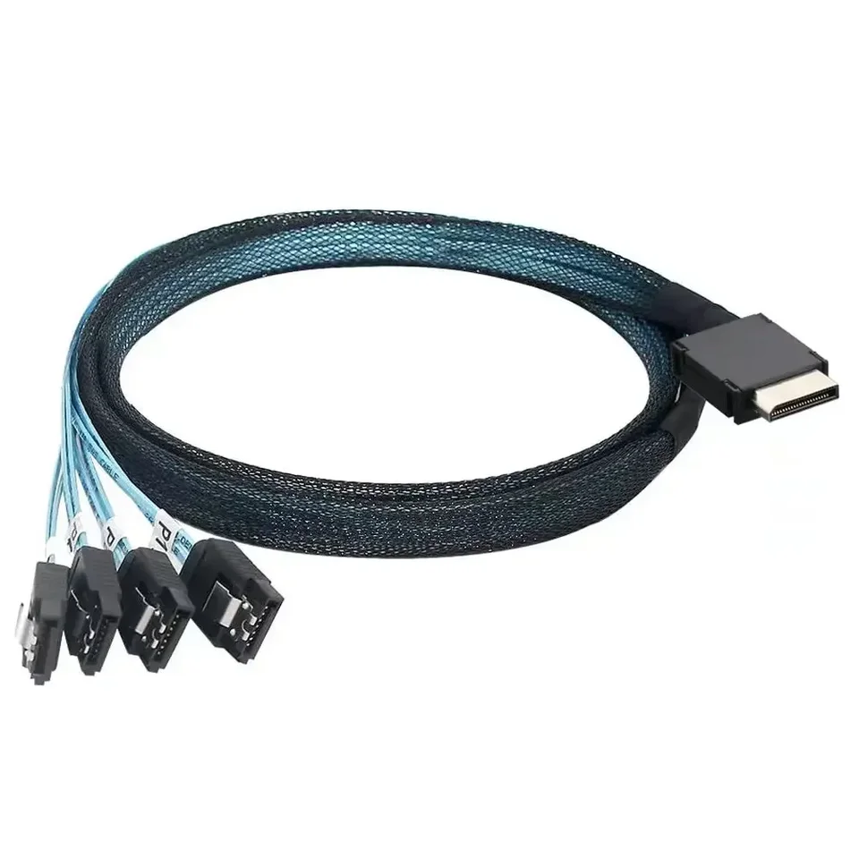 Chenyang Cavo Attivo OCuLink SFF-8611 A SFF-8087 – 50cm, 12Gbps, Per Collegamento Interno PCIe, Non SAS - 2
