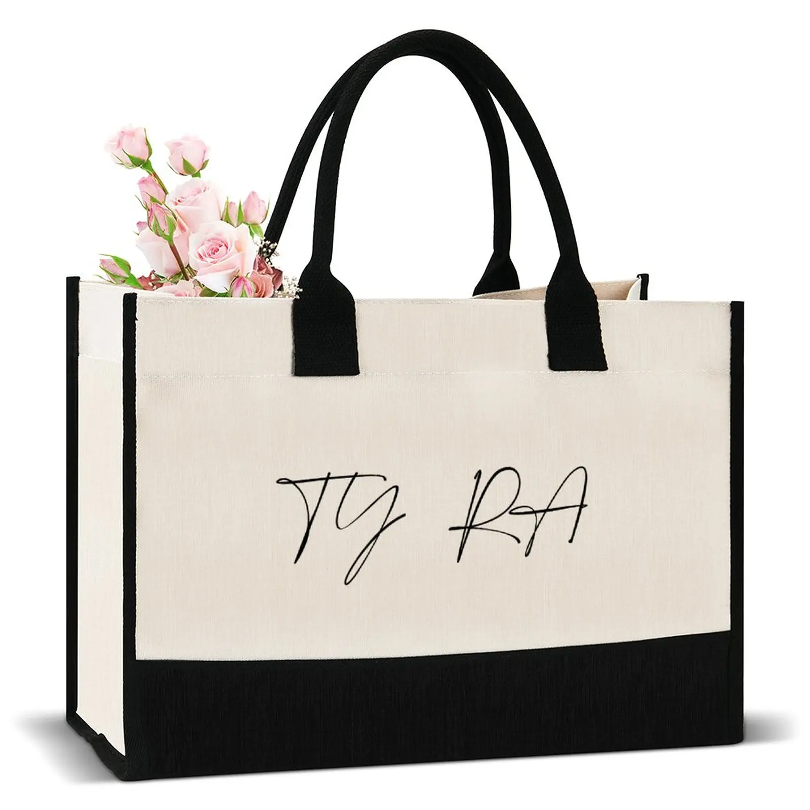 

Perfectly Imperfect Women Lady Personalized Canvas Tote Bag Book Bag Handbag Work Bag Shopping Bag Beach Bag Dropshipping