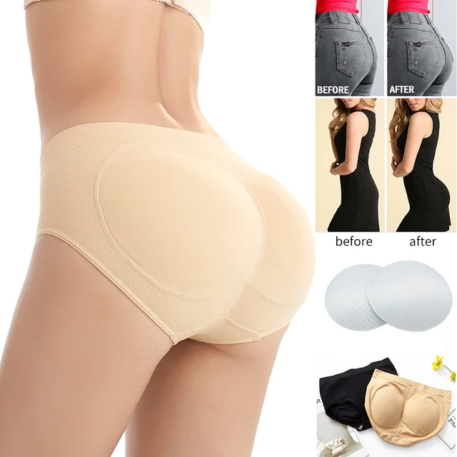 Women Butt Lifter Padded Shapewear Enhancer Control Panties Body Shaper  Underwear Fake Butt Booty Push Up Seamless Briefs