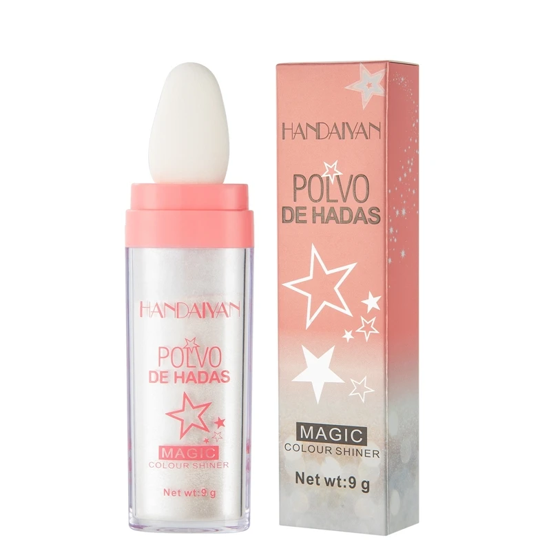 Polvo De Hadas Highlighter Powder Glitter Fairy Shimmer Blusher Face Eyes Body 9g face powder,face highlighter