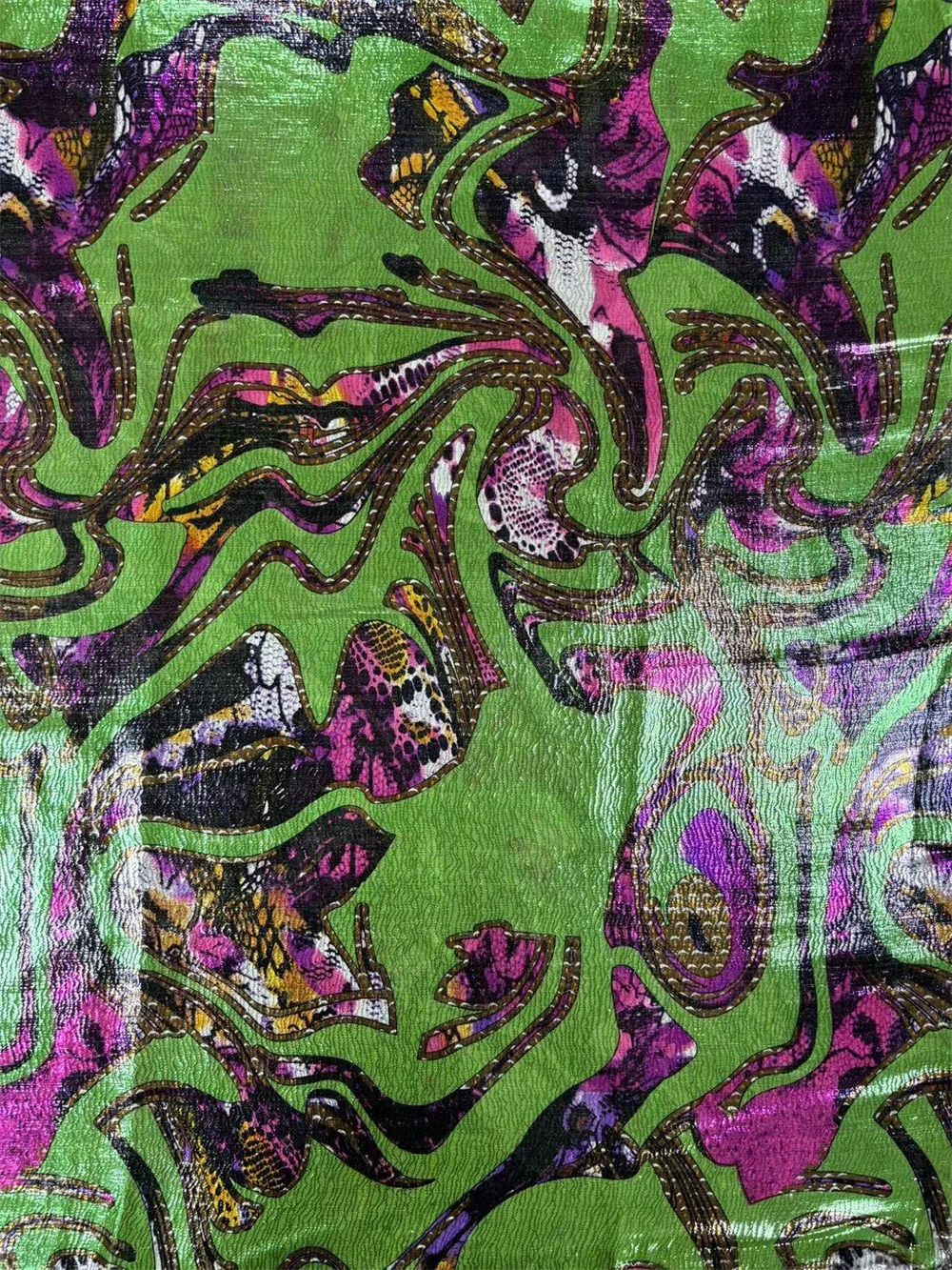 Glossy Silk Fabric High Quality African Metal Silk Somali Dirac Real Silk Fabrics For Women Dress 5 Yards