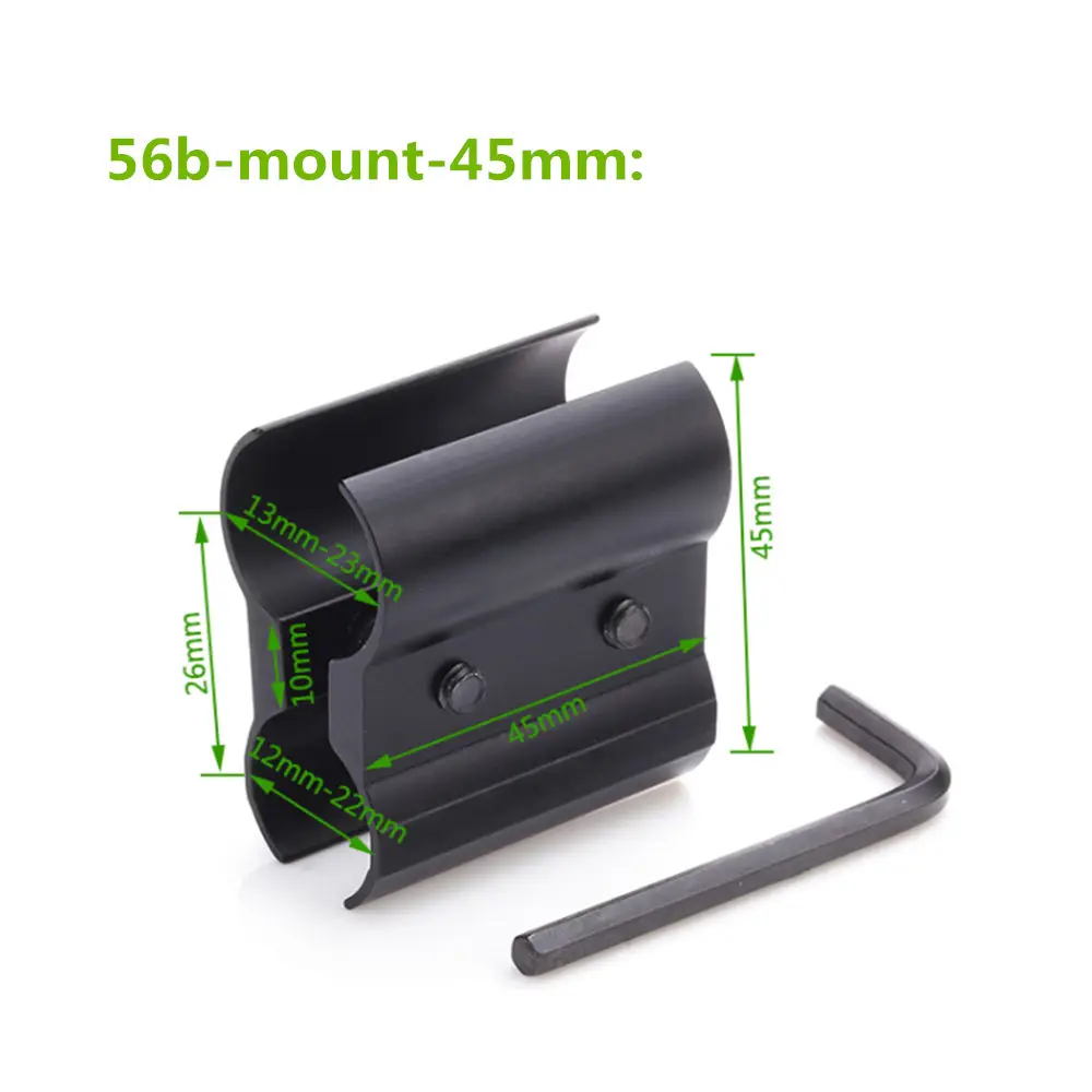 Rifle Scope Mount Tactical Scope Mount Universal Dovetail Rail Clamp Pipe Clamp Scope Sight QQ Bassoon Clip Bracket