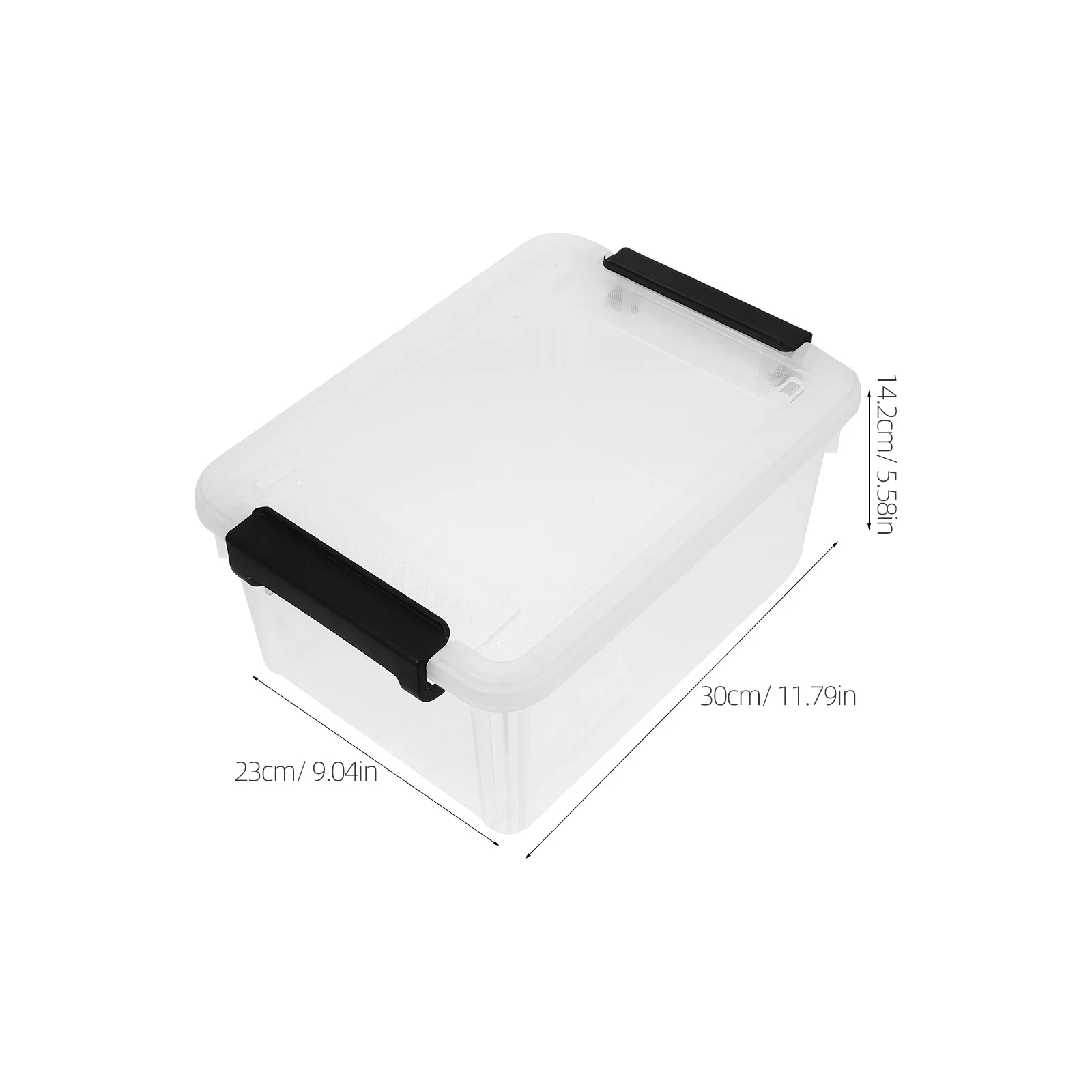 파일 정리함 투명 보관함 데스크탑 문서 정리함 사무실 보관함 뚜껑 포함 넉넉한 투명 플라스틱 파일