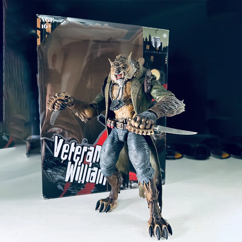

20cm In Stock FuRay Planet Mu-Fp002 1/12 Scale Werewolf Vereran William Action Figure Model Anime Figure Doll Toys Birthday Gif