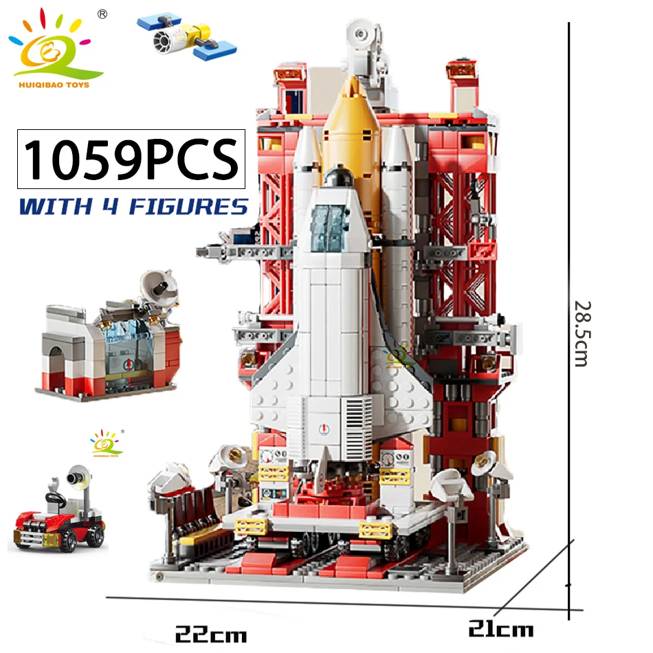 Space Aviation Manned Rocket Building Blocks 2