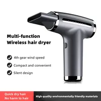 Wireless Hair Dryer Multifunctional Dust Blower Barbecue Carbon Blowing Small Air Gun Art Joint Examination Portable Hair Dryer 1