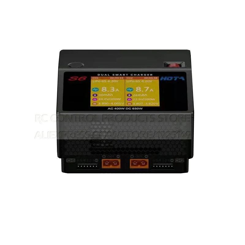 Lipo Battery Charger AC400W DC650W 15A Dual Channel Smart for Lipo LiHV LiFe LiIon NiZn NiCd NiMH