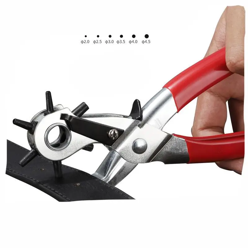 2/2.5/3/3.5/4/4.5mm Leather Belt Hole Punch Punching Forceps Clamp for Home DIY leather hole puncher,leather hole punch,leather punch tool