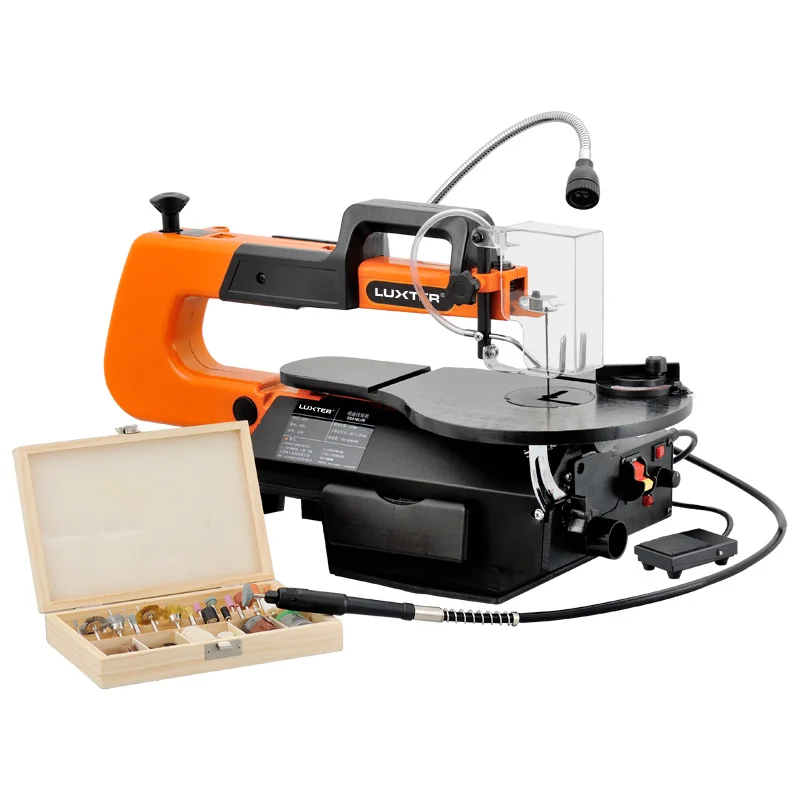 

LUXTER Pro 16 inch Variable Speed Scroll Saw with Work Light Flexible Shaft