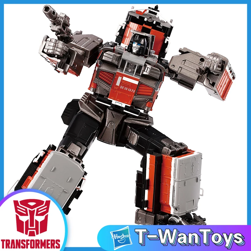 

New Original Genuine Hasbro Transformers Masterpiece G Series Mpg-06 Trainbot Kaen Robot with 4 Accessories Character Card