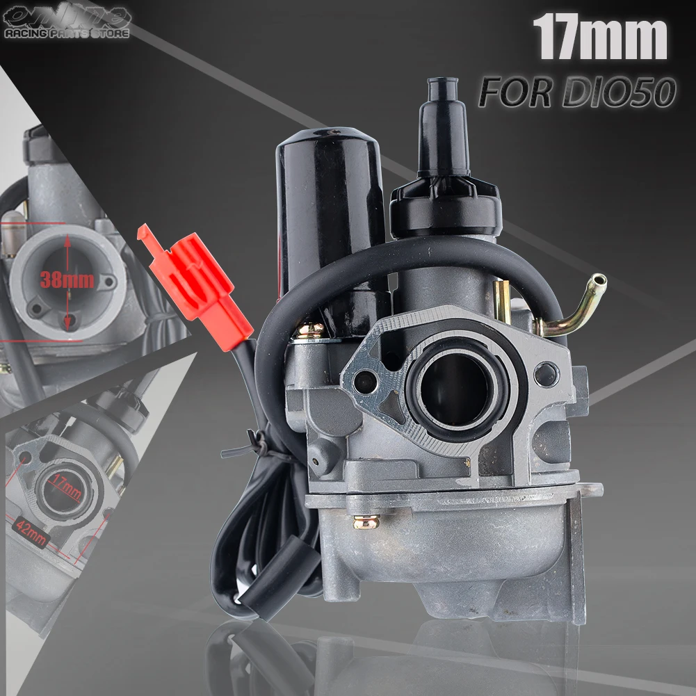 Motorcycle 17mm Carburetor 2 Stroke Engine Carb For Honda AF34 AF35 ...
