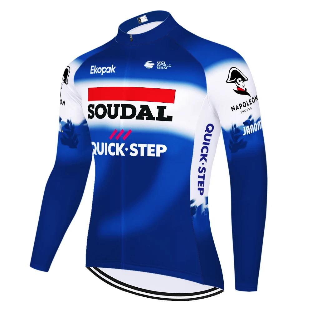 quick step team shirt Summer Spring tricota ciclismo hombre ropa mtb camisa bike cycling jersey long sleeve Джерси джерси