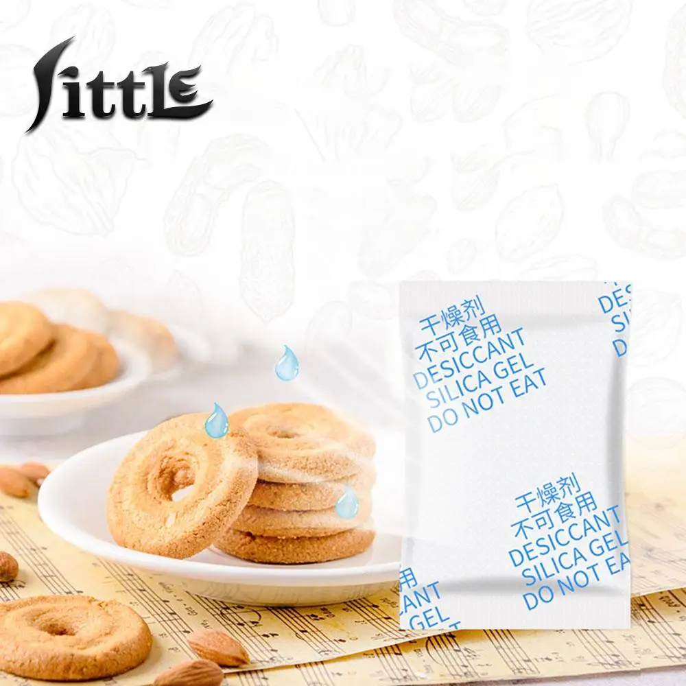 Desiccant 0.5g 1g 2g Non-toxic Silicone Bag 3g 5g Non-toxic Silica Gel Sachet Desiccant Clothes Food Storage Moisture-proof Bag