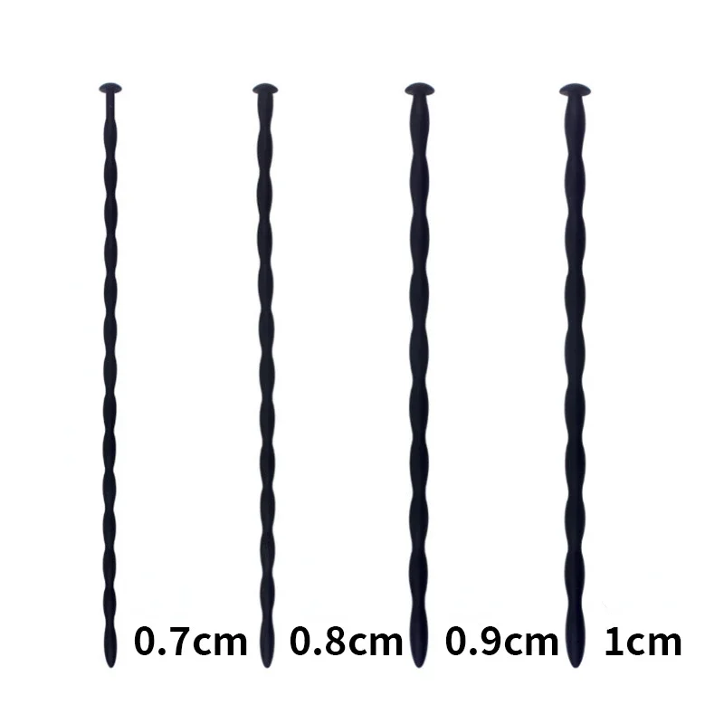 Soft Silicone Urethral Dilator Horse Eye Stick Penis Rod Male Masturbation Blockage Stimulator Catheter Sex Toys 8 Sizes For Men