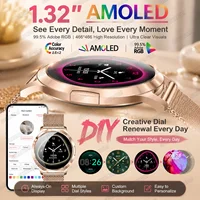 Nouvelle Montre Connectée Ultra-Mince 7,3 mm 2026 pour Femme avec Écran AMOLED, Cadran Personnalisable, Appel Vocal, Suivi Sportif et Santé 2