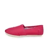 Men and Women Solid Color Shoes Large Size 35-45 Breathable Flat Canvas Flat Shoes Solid Color Soft Leather Linen Shoes 6