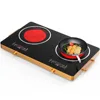 4400W Electric Cooktop 220V Double Burner Electric Ceramic Stove Household Cooker Infrared Ceramic Cooktop Multi-Head Stove 1