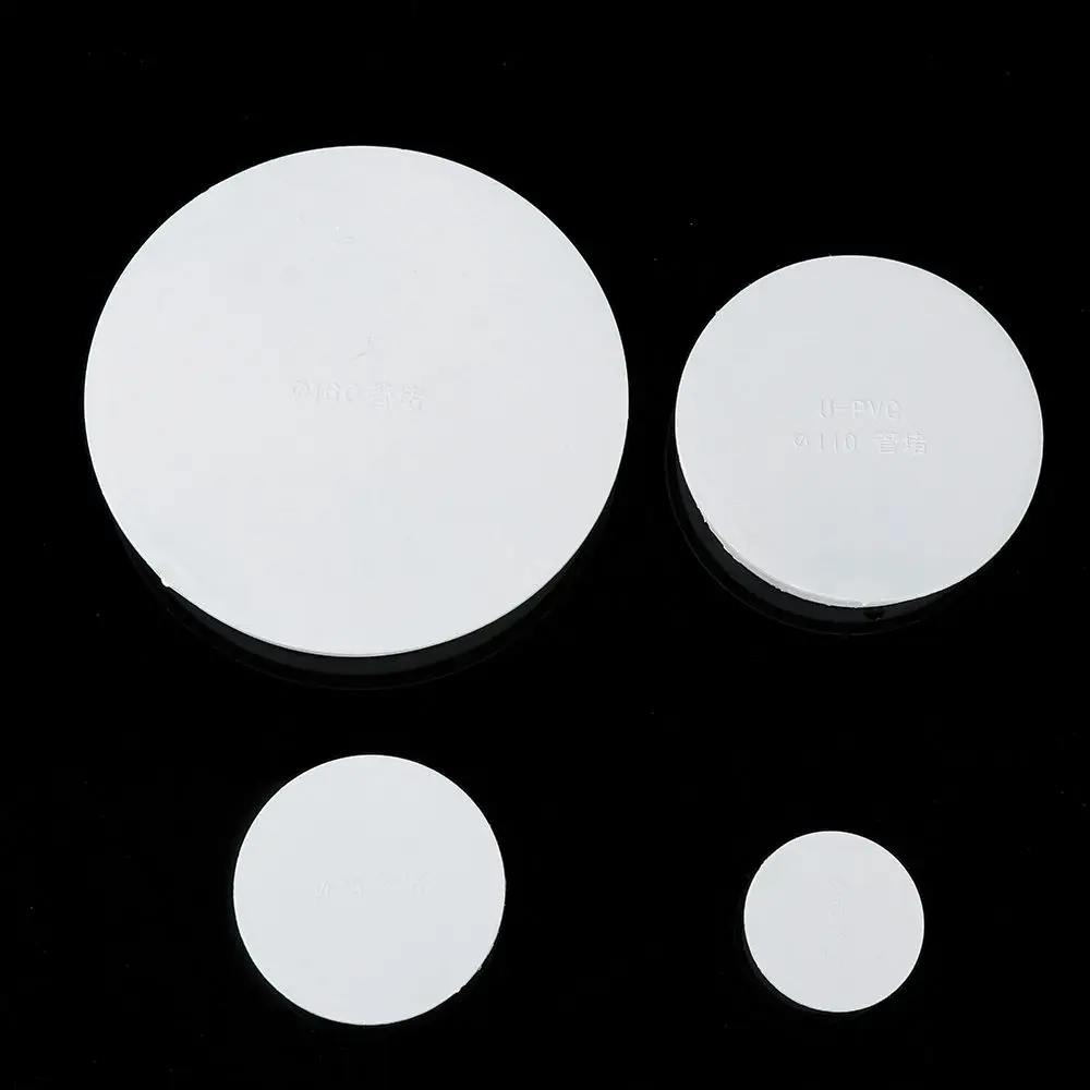 3/5/10pcs PVC Pipe Cap Decor Cover Fall Tube Insert Plugs Water Stop Hose End Connectors Hardware Fitting
