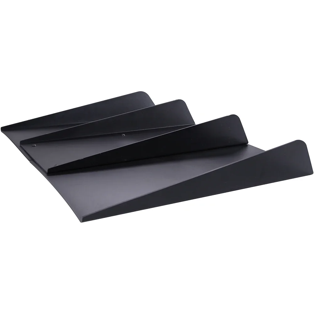 22"x20" Rear Bumper 4 Fins Diffuser Splitter For Dodge Challenger SRT SXT RT Car Rear Bumper Protector Rear Side Splitters Lip