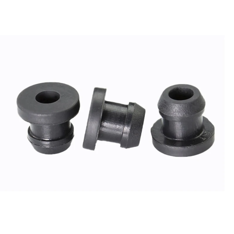 Silicone Rubber Plugs Snap-on Grommet Hole Plugs End Caps Bung Wire Cable Protect 4.5mm-30mm