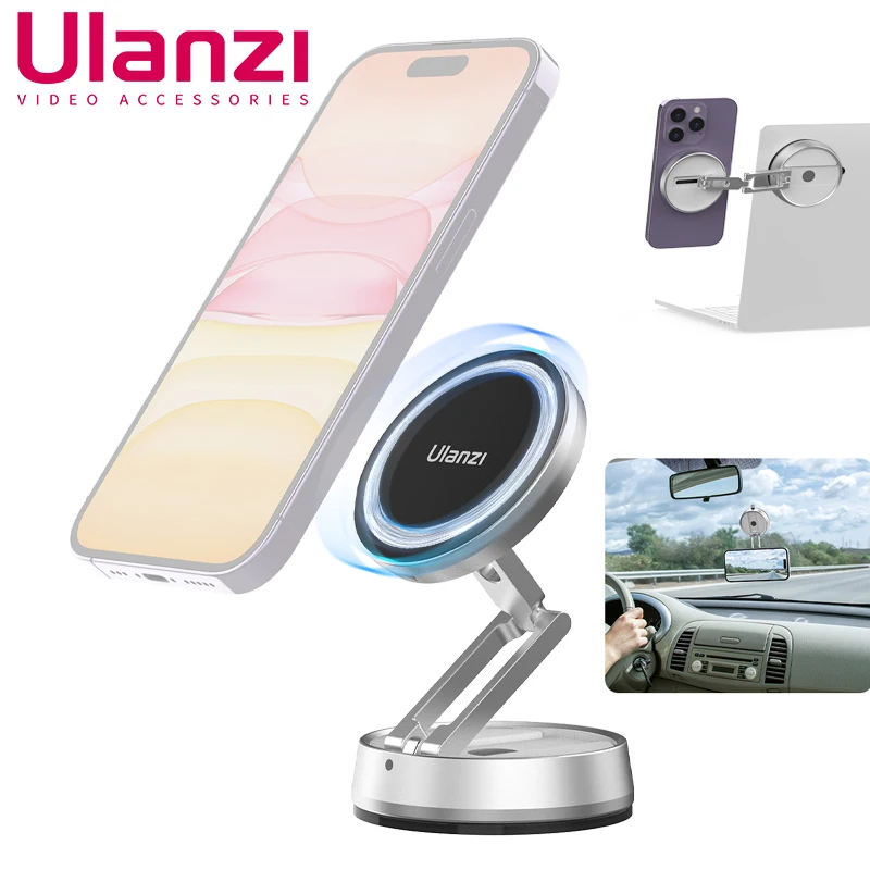 

Держатель для телефона Ulanzi TB13 Magsafe, магнитная Складная подставка для Iphone 12 13 14 15Mini Pro Max