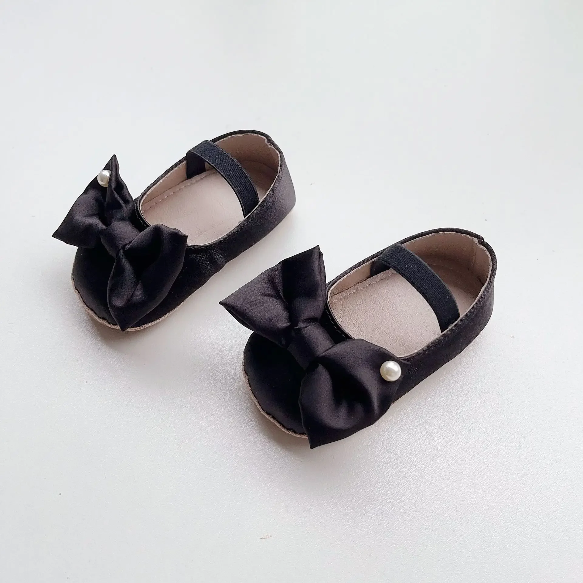 Bardibess Baby Shoes Spring Autumn New Fashion Bow Soft Toe Shoes Baby Girl's Anti-slip Anti-drop Heel Princess