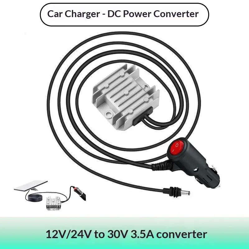 1Pc 12V/24V 부스트 30V 3.5A 자동차 전원 변환기 전압 조정기 어댑터 미니 안테나 전원 코드 사용하기 쉬운