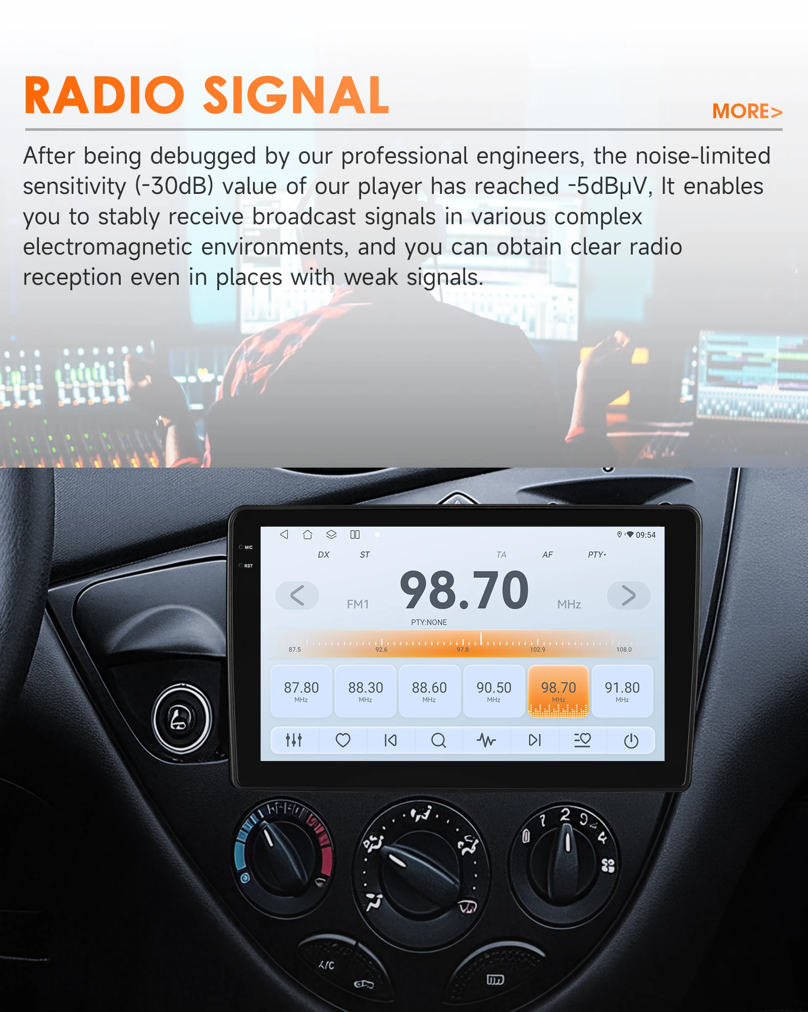 360-Grad-Kamera Android 14 Autoradio für Ford Fiesta 1995-2001 Focus MK1 Auto-Multimedia-Player CarPlay Android Auto 4G 6115 – Detail 19