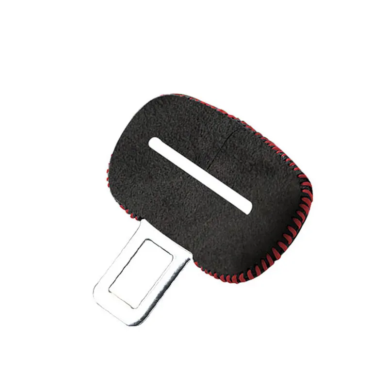 Autogordel Gesp Clip Protector Suède Interieur Knoop Case Anti-Kras Cover Veiligheidsaccessoires